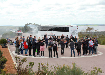 Smoking ceremony at East Mount Barren